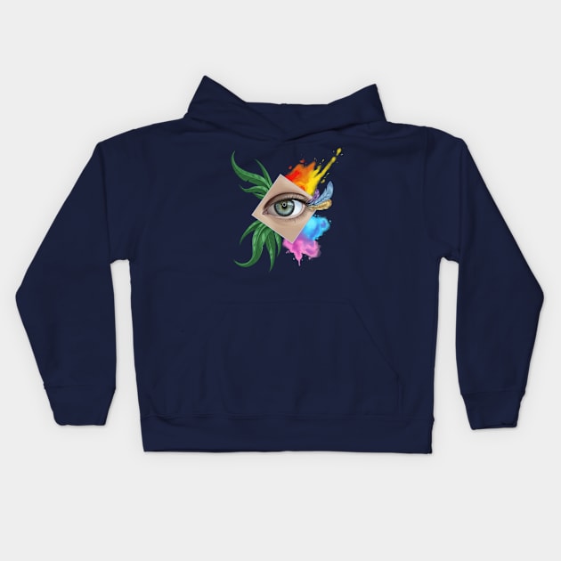 The Eye Kids Hoodie by Velvet